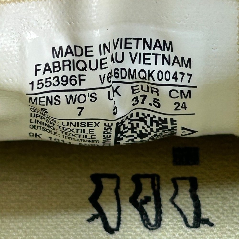 Converse Unisex CTAS Low 155396F Multicolor Casual Shoes Sneakers Size M 5 W 7 - Picture 9 of 9